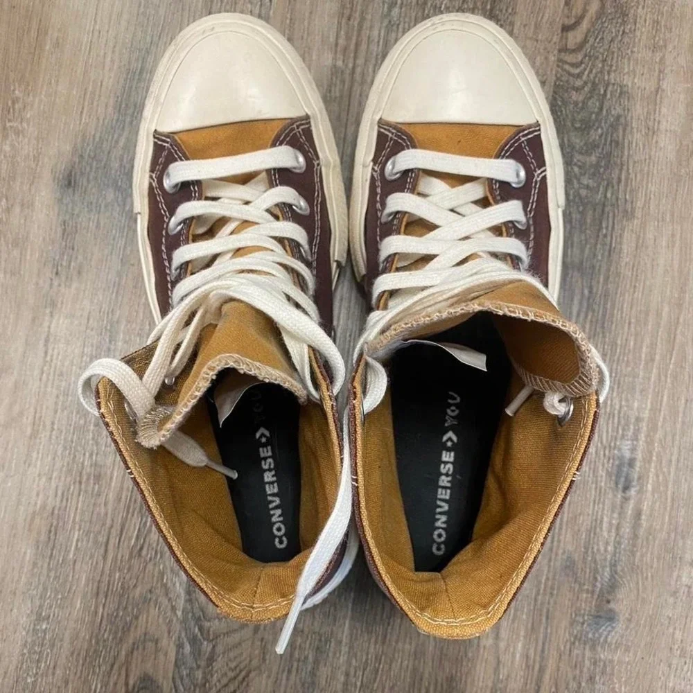 Converse‎ Chuck Taylor All Star Platform High Top Sneakers 7.5 Crafted With Love